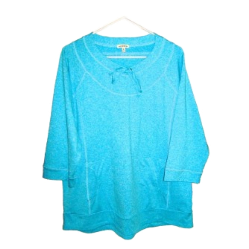 Seven Forty Two Lounge/Sport‎ top Women's Size XL Front Pockets